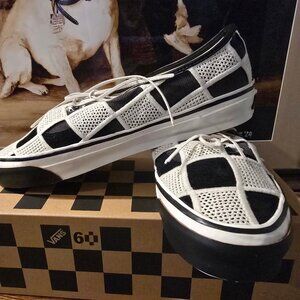 Vans LX Authentic 44 Shell Knit VN000Y0RFDB Black / Egret 2026 Mens US 12 NEW